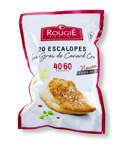 120858 Duck Foie Gras Bevel Cut Slices A 40 60g Rougie
