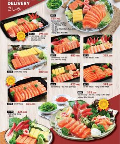 Bảng Giá Cá Hồi Sashimi