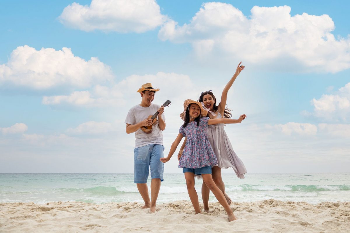 Family At The Beach Royalty Free Image 1680117145