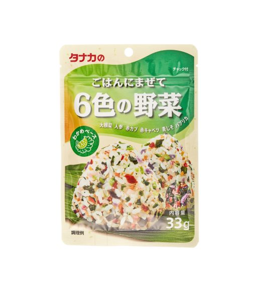 Tanaka Furikake 6 Colour Vegetable 6 Vi Rau Cu