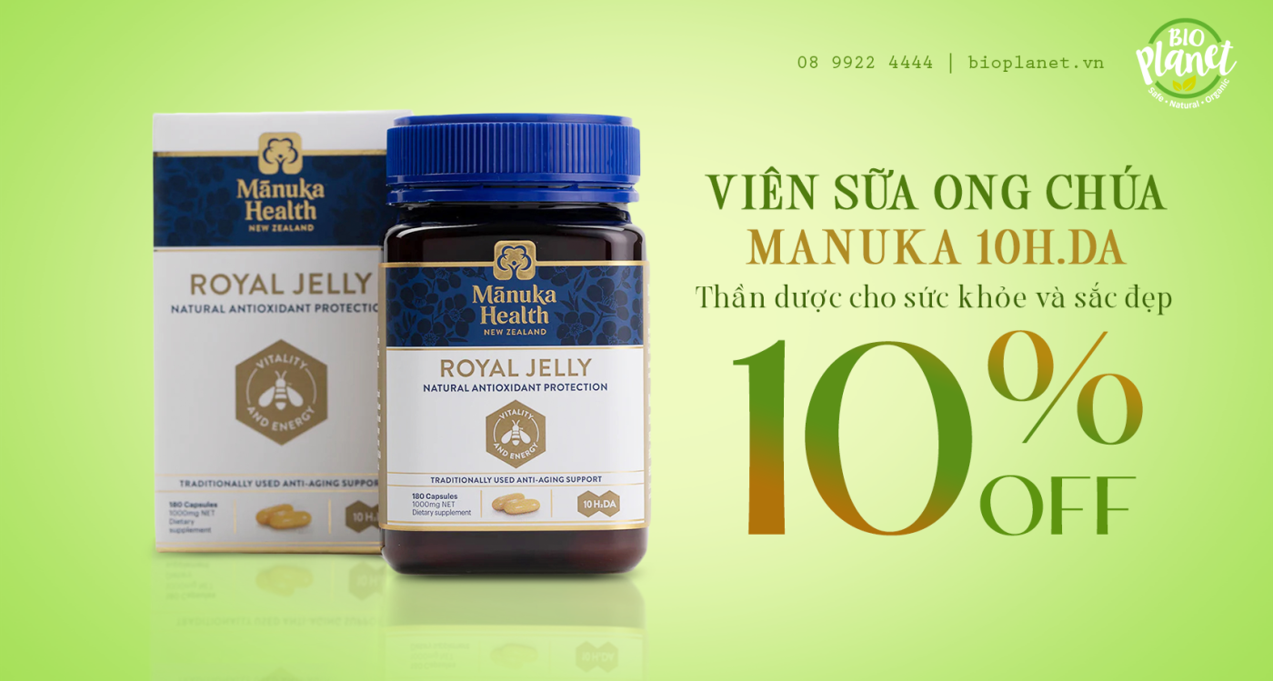 Banner Viên Sữa Ong Chúa Manuka