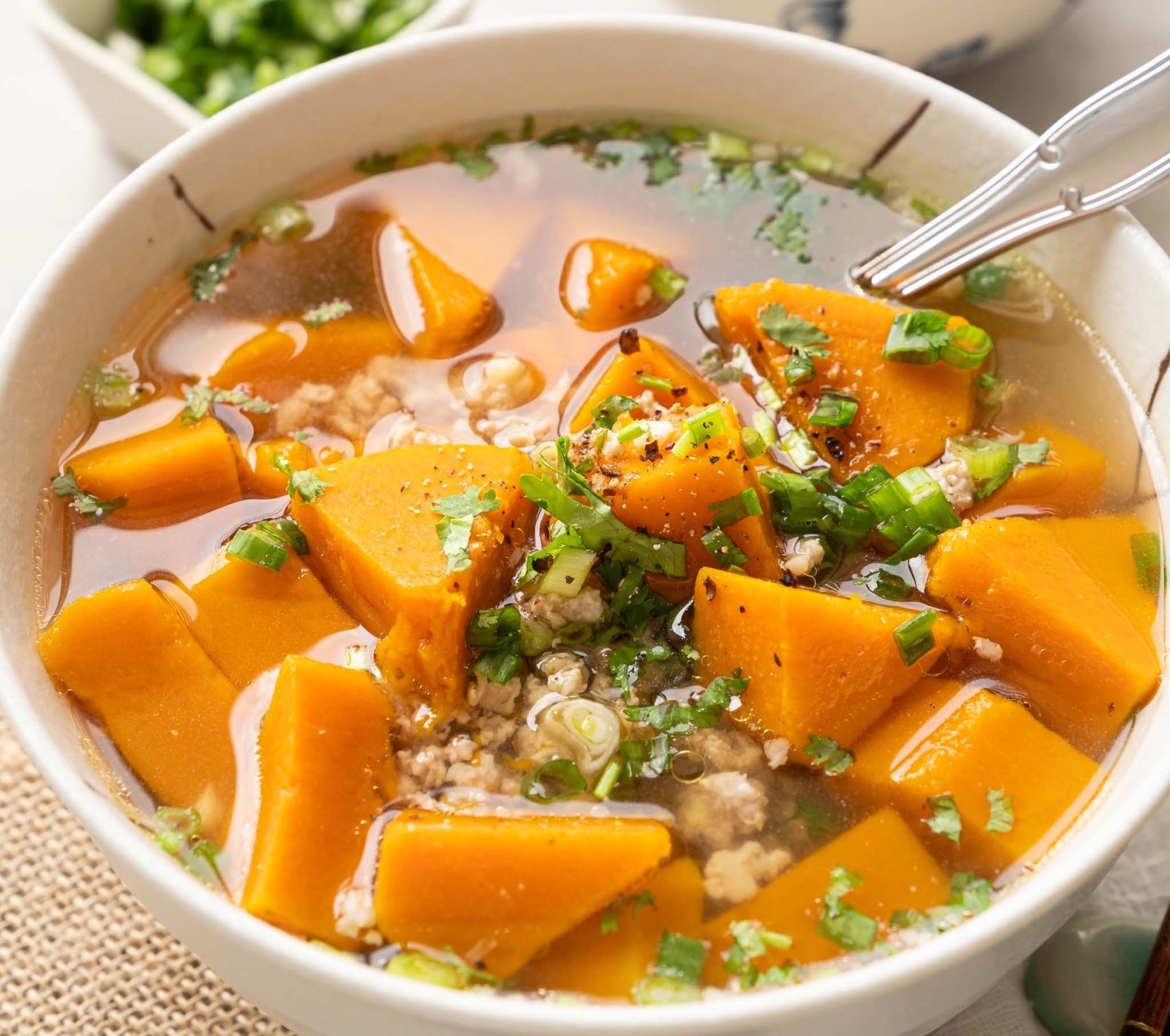 Vietnamese Squash Soup Canh Bi Do