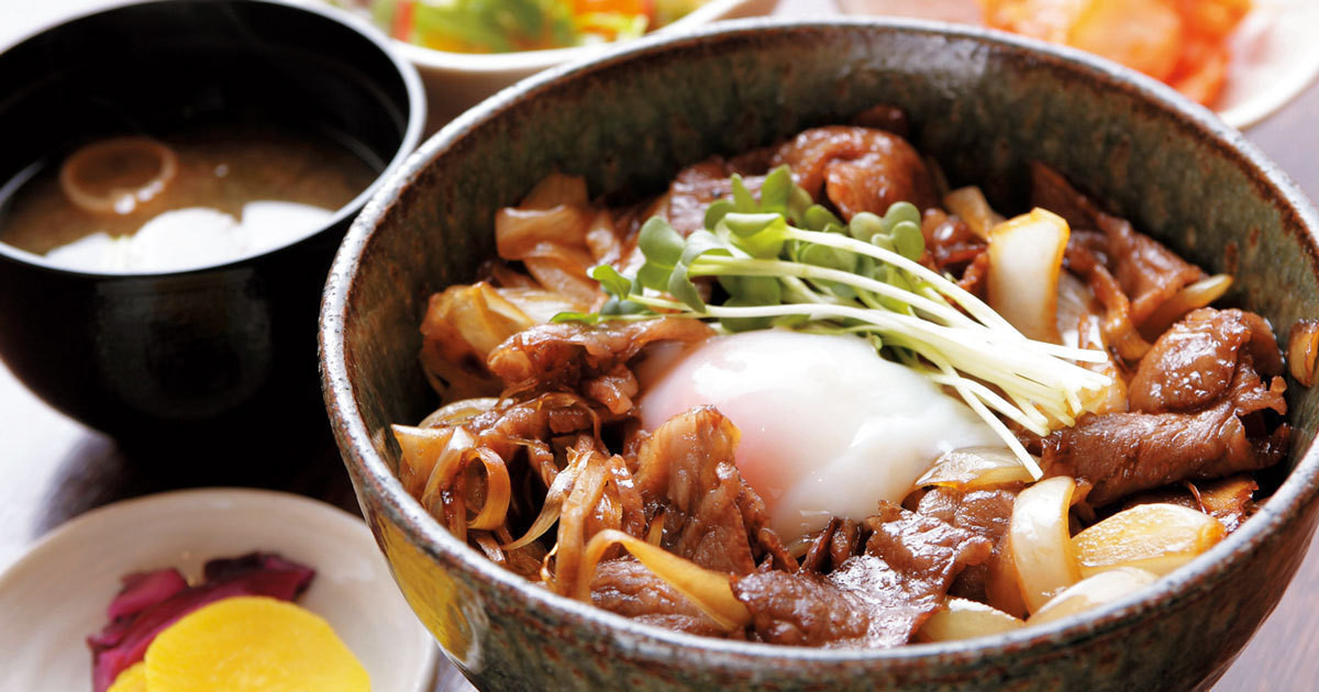 Gyudon Com Bo Xao