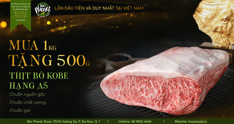 Banner Mua 1kg Tặng 500g Kobe